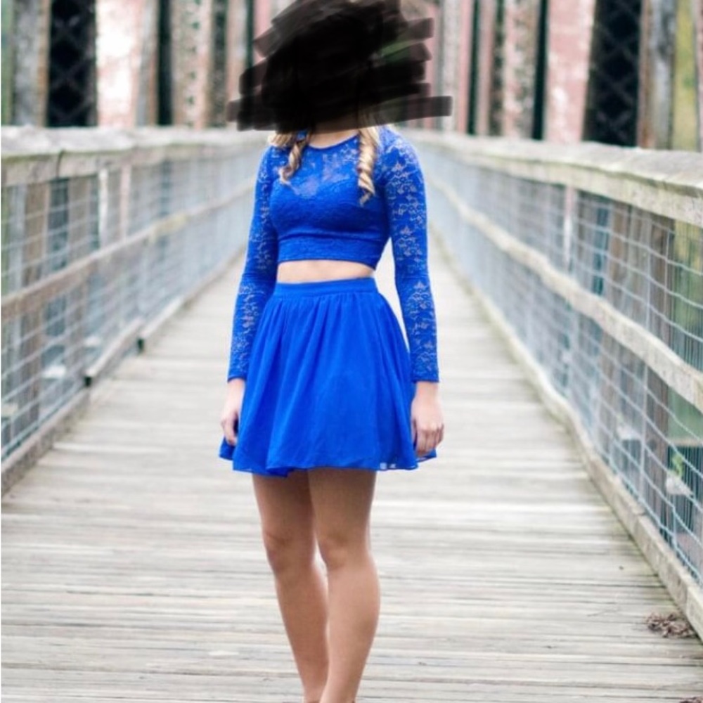 Royal blue 2 pc size 3 juniors